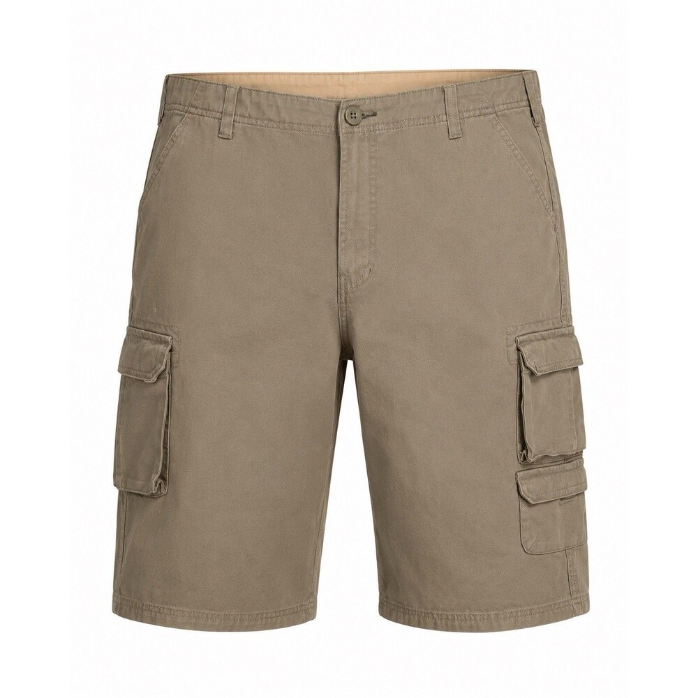 Mens Old Mill Cargo Shorts Khaki Tan Cotton Utility Casual Size 42